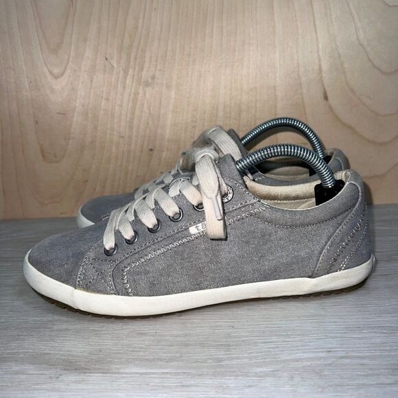 Taos Footwear Shoes - Taos Star Canvas Sneakers Light Grey STA-12844 Women's 7